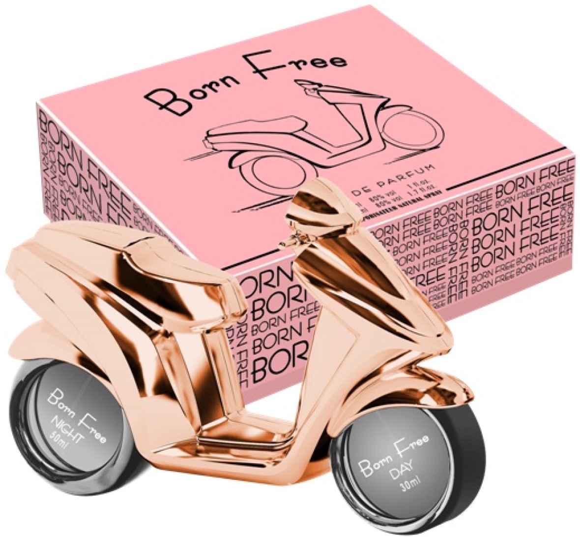 Notre gamme de parfums ESF09. BORN FREE ROSE GOLD Financer voyage scolaire